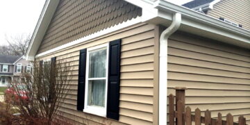Siding scalloped exterior